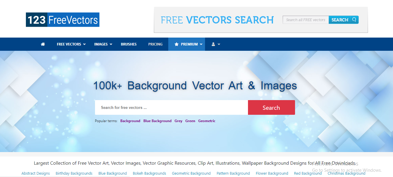 123 Free Vectors - website- download-vector-images