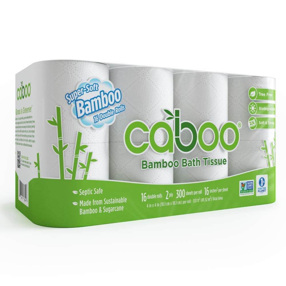 Caboo Tree Free Bamboo Septic Safe Toilet Paper