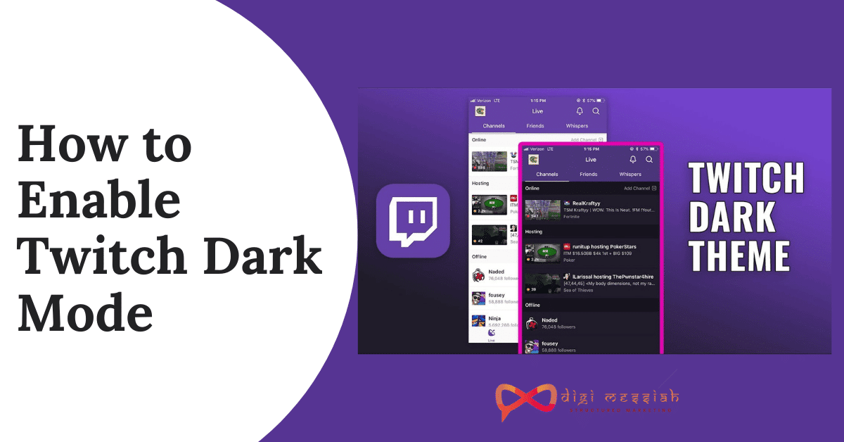 How to Enable Twitch Dark Mode