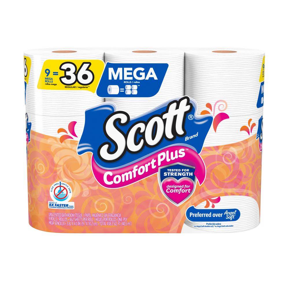 Scott Comfort Plus Septic Safe Toilet Paper