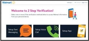 What is Walmartone 2-Step Verification?