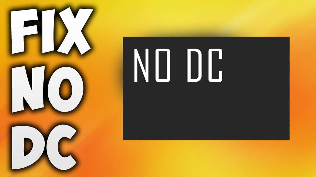 How To Fix No DC Top Left Corner?